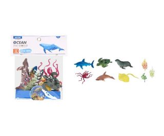 Obrázek z Zvířátka figurky mořský svět 6ks set 10cm  